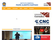 Tablet Screenshot of comercialpadrehurtado.cl